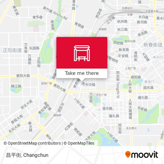 昌平街 map