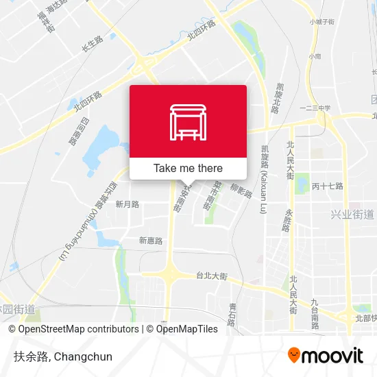 扶余路 map