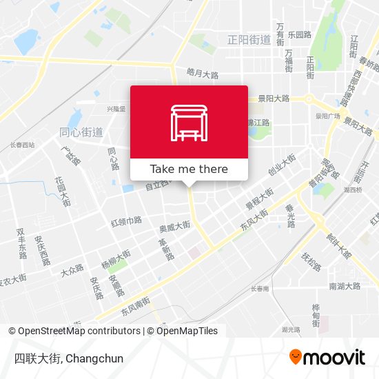 四联大街 map