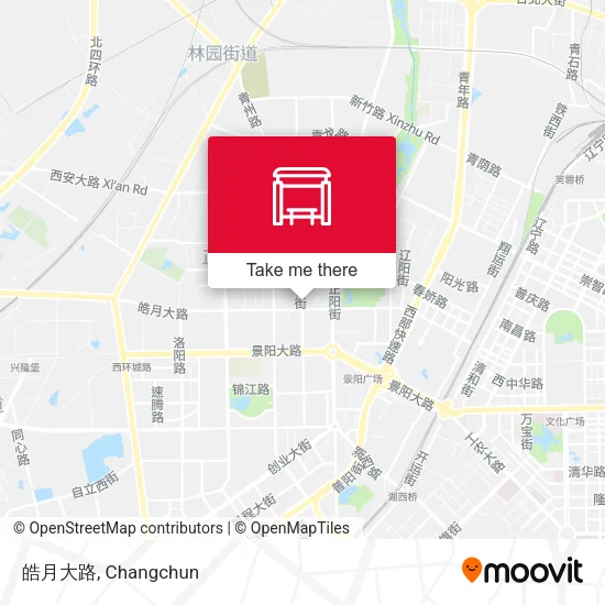 皓月大路 map