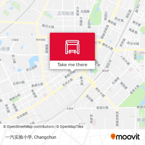 一汽实验小学 map