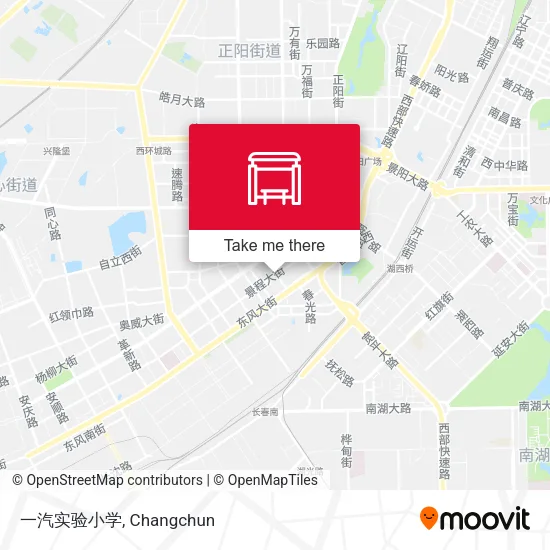 一汽实验小学 map