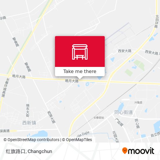 红旗路口 map