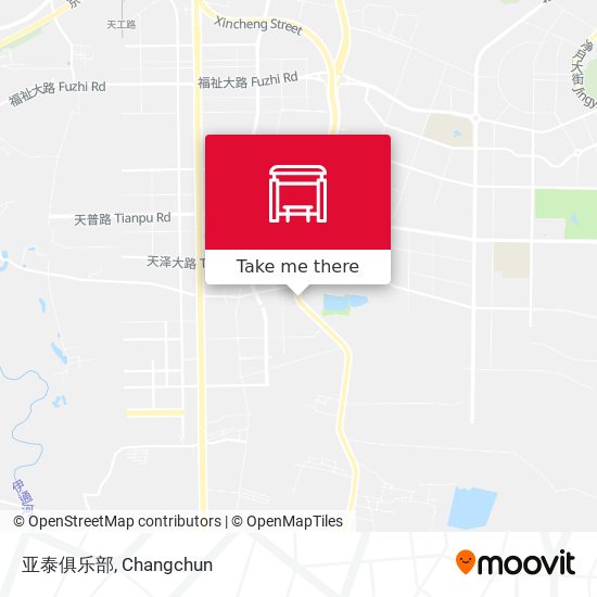 亚泰俱乐部 map