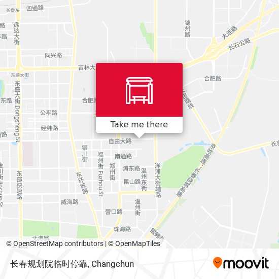 长春规划院临时停靠 map