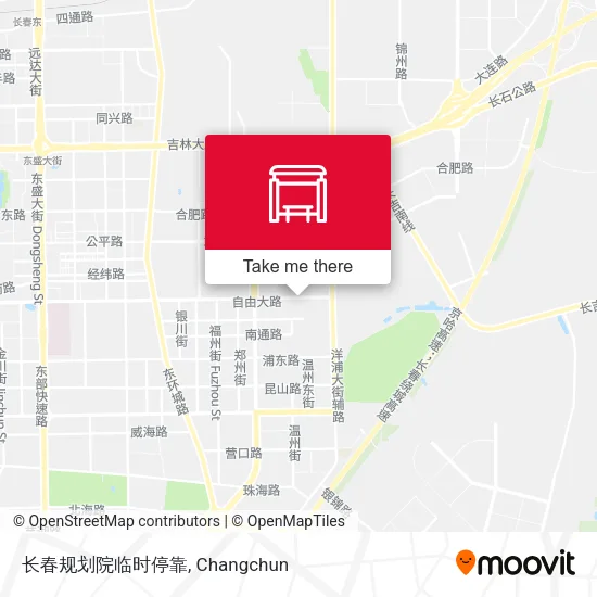 长春规划院临时停靠 map