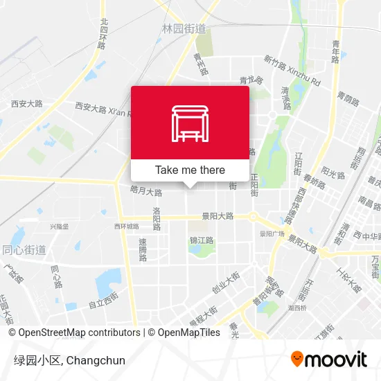 绿园小区 map