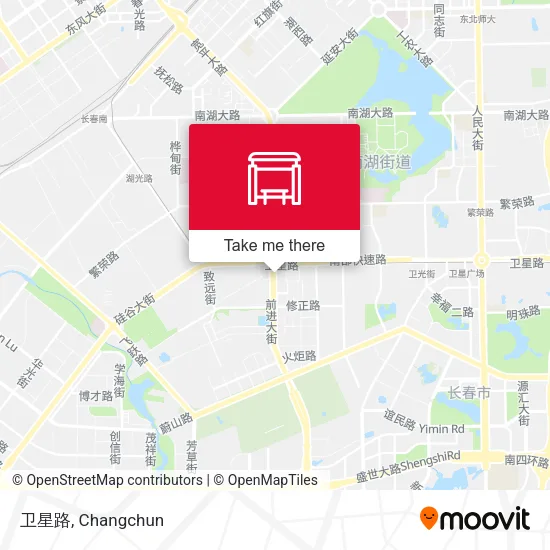 卫星路 map
