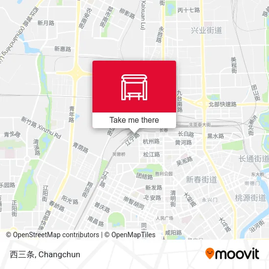 西三条 map