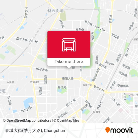 春城大街(皓月大路) map
