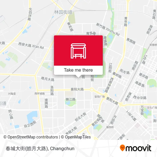 春城大街(皓月大路) map