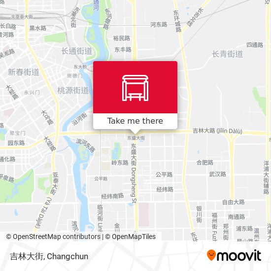 吉林大街 map