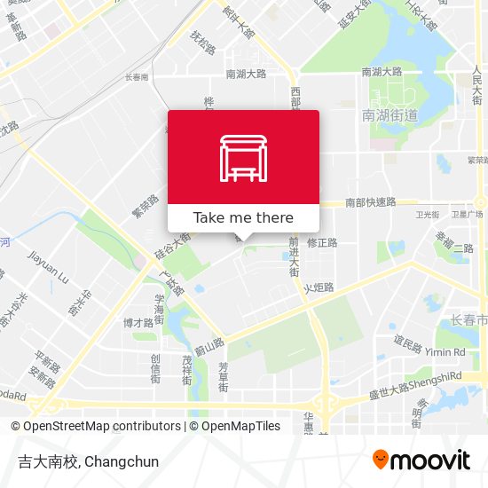 吉大南校 map