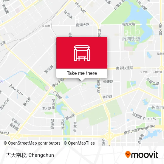 吉大南校 map