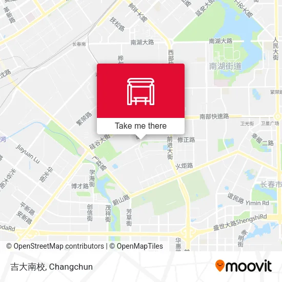 吉大南校 map