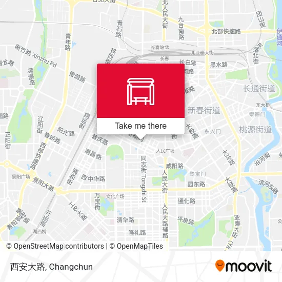 西安大路 map