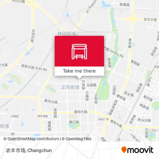 农丰市场 map