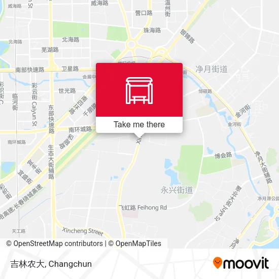 吉林农大 map