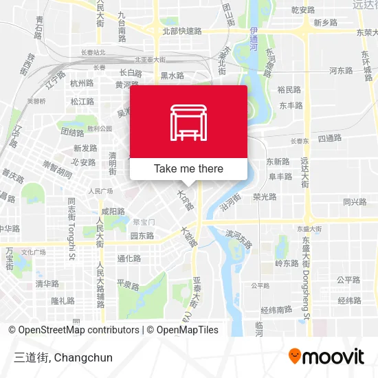 三道街 map