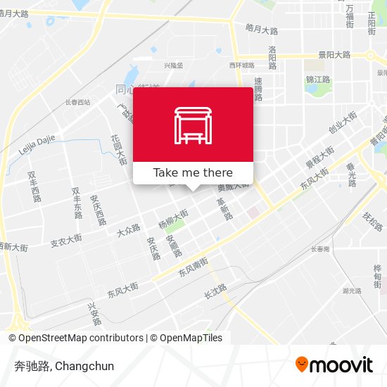 奔驰路 map