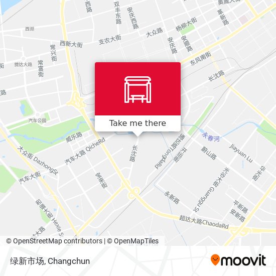 绿新市场 map