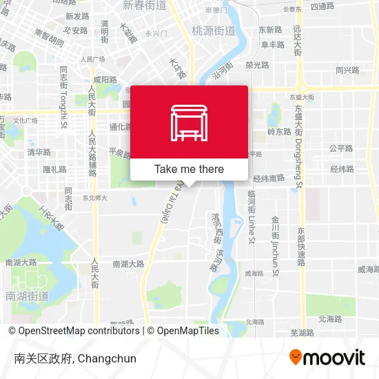 南关区政府 map