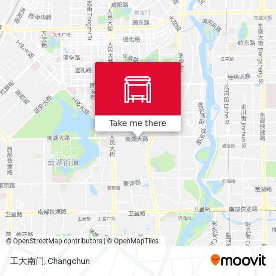 工大南门 map