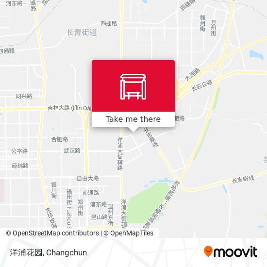 洋浦花园 map