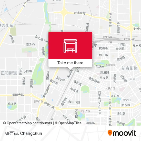 铁西街 map