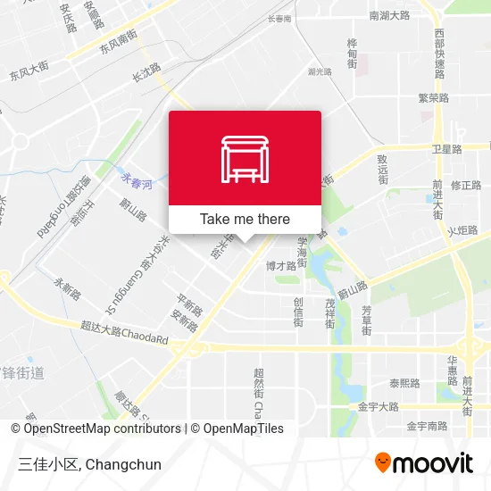 三佳小区 map