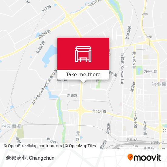 豪邦药业 map