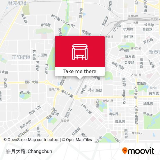 皓月大路 map
