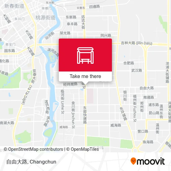 自由大路 map