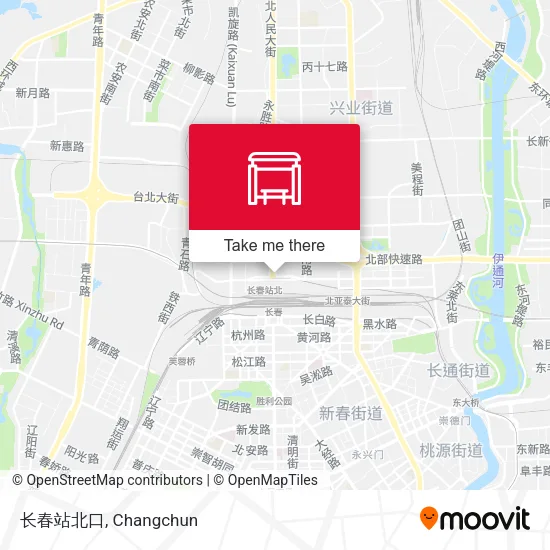 长春站北口 map