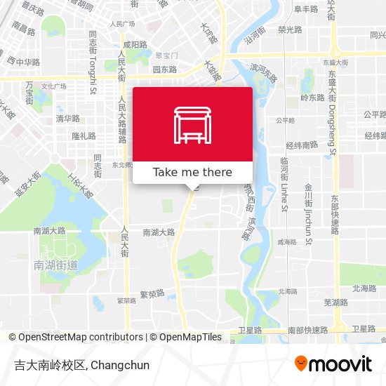 吉大南岭校区 map