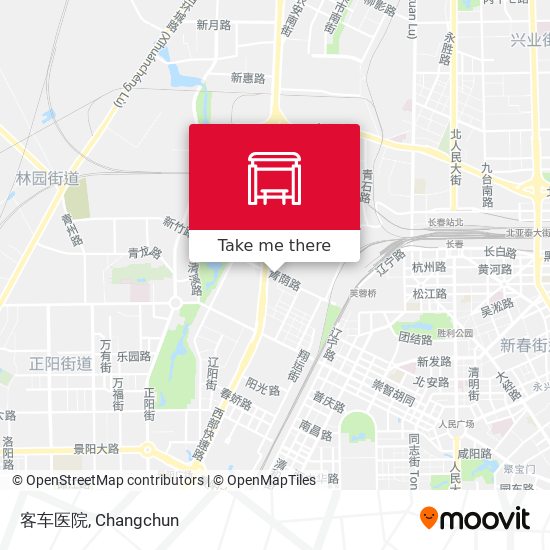 客车医院 map