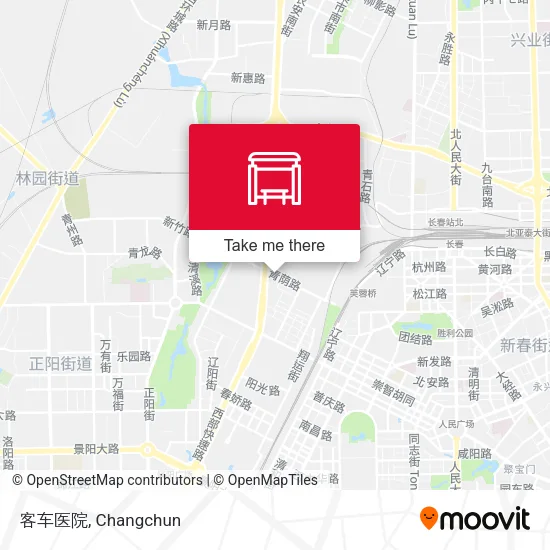 客车医院 map