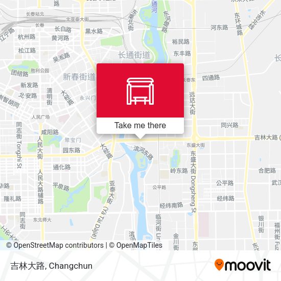 吉林大路 map
