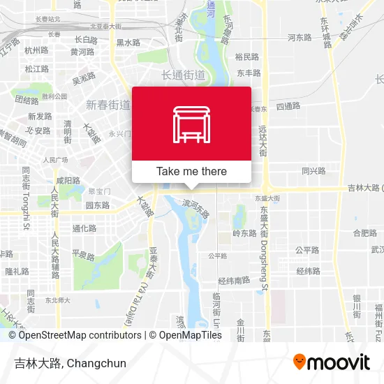 吉林大路 map