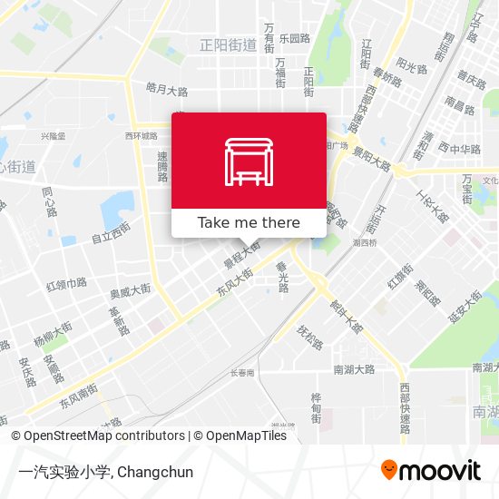 一汽实验小学 map