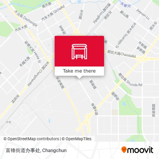 富锋街道办事处 map