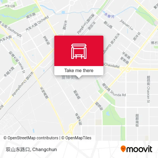 双山东路口 map