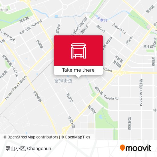 双山小区 map