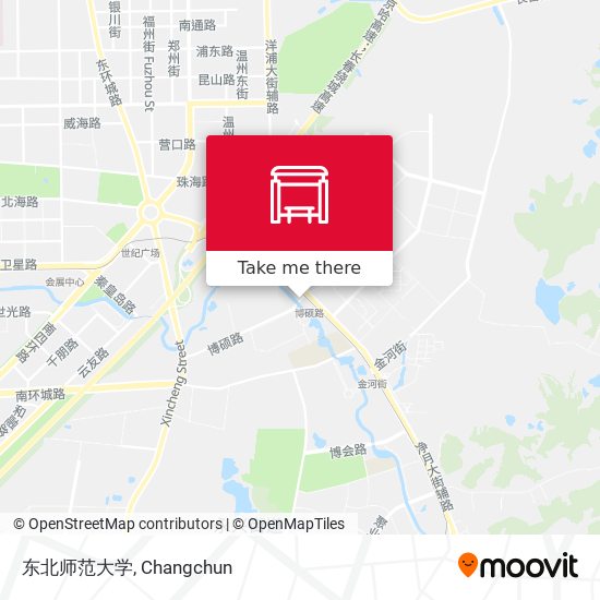 东北师范大学 map