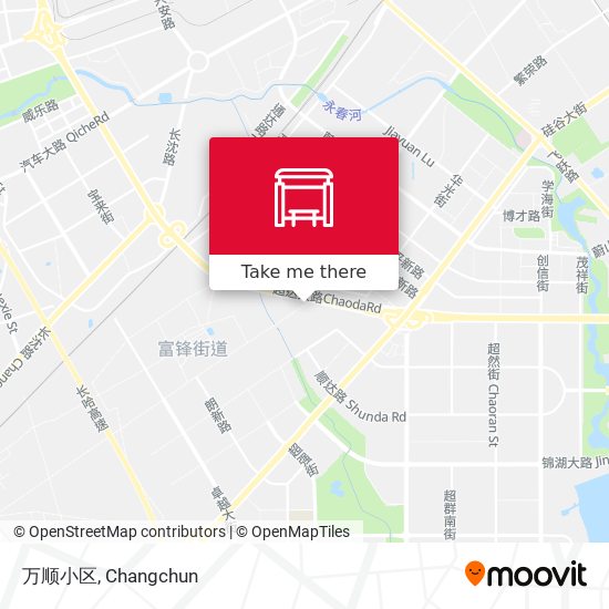 万顺小区 map