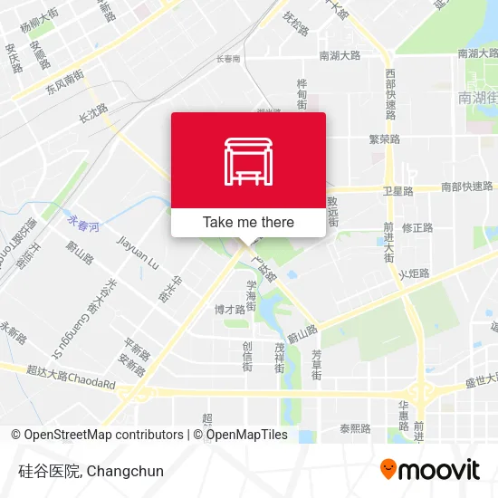 硅谷医院 map