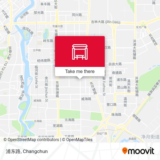 浦东路 map