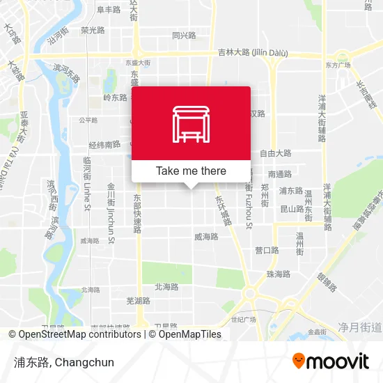 浦东路 map