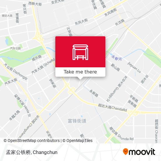 孟家公铁桥 map