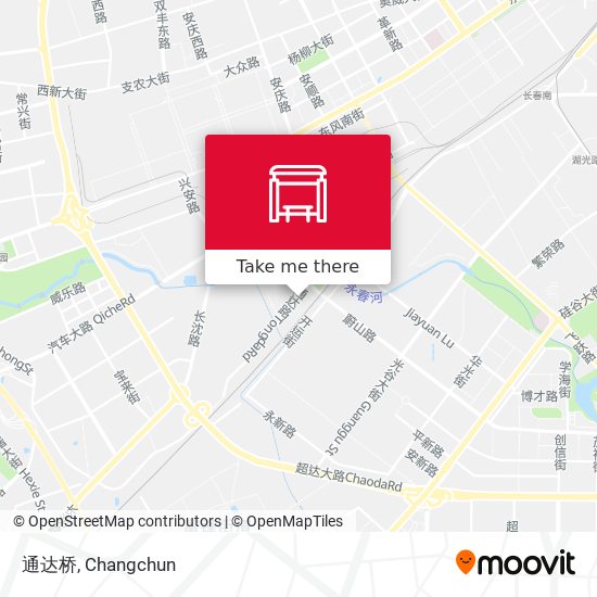 通达桥 map